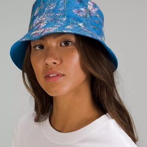 lululemon athletica Blue Floral-Print Bucket Hat